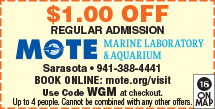 Discount Coupon for Mote Aquarium